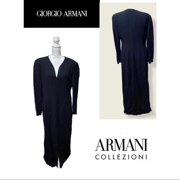 Giorgio Armani Le Collezioni Long Sleeves Dress!! - Picture 1 of 14